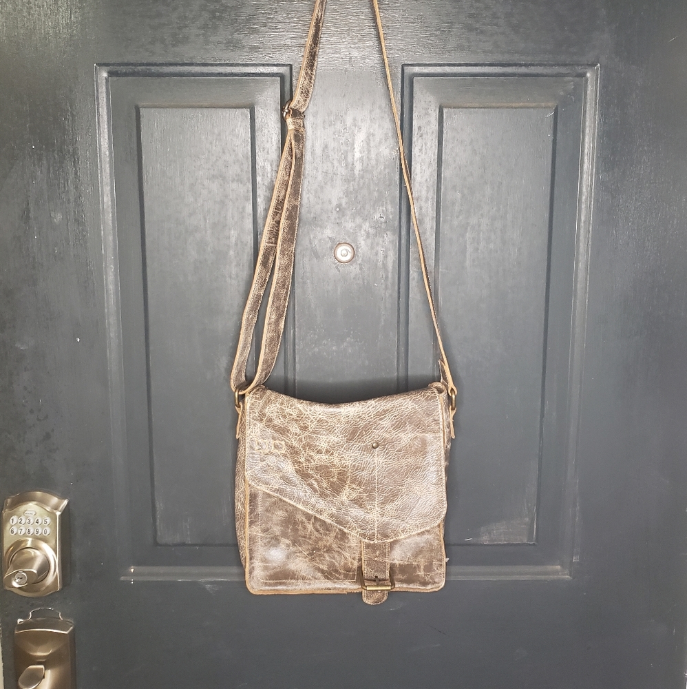 Bed Stu Venice Beach Crossbody Purse Teak Lux